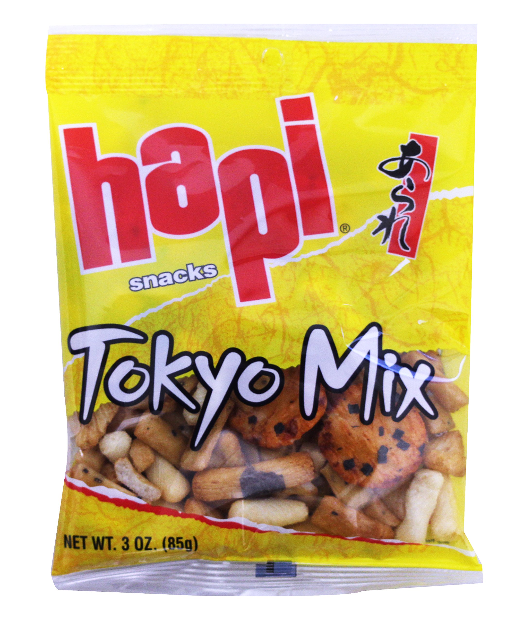 Amazon.com: Hapi Tokyo Mix Rice Crackers, 3-Ounce Bags (Pack of 12